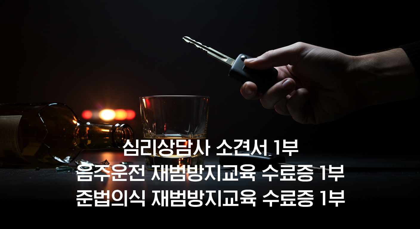 음주운전 재범방지교육 재범예방 강화과정
