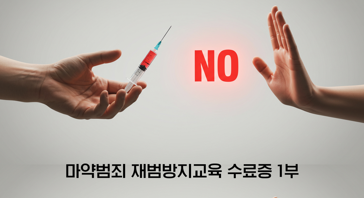 마약범죄 재범방지교육 기본이수 과정