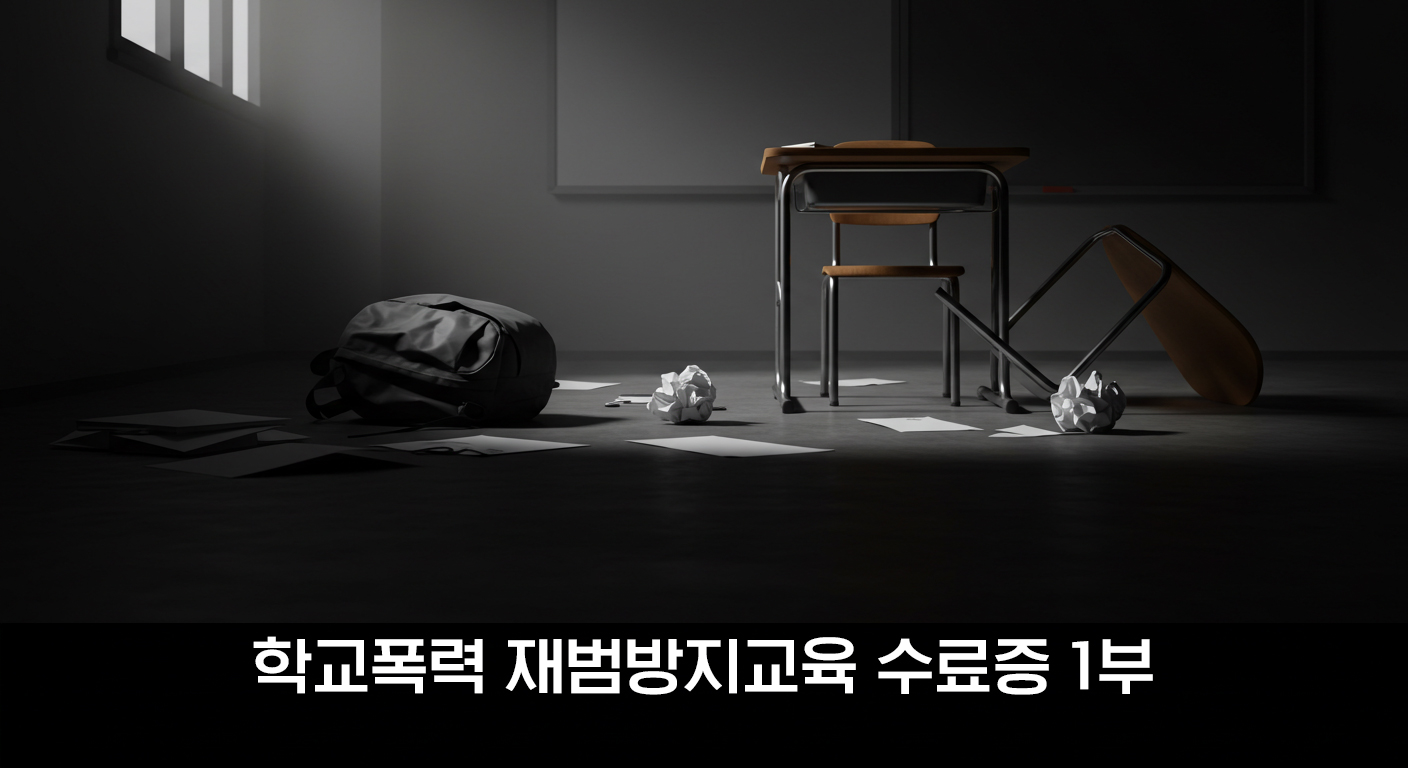 학교폭력 재범방지교육 기본이수 과정